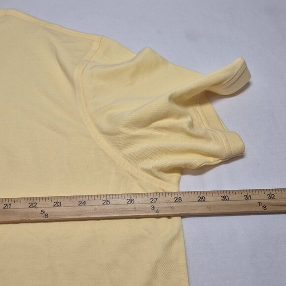 Roundtree & Yorke Gold Label Polo Shirt Men's Size XXL Yellow Pima Cotton NWT 54 - Picture 7 of 10